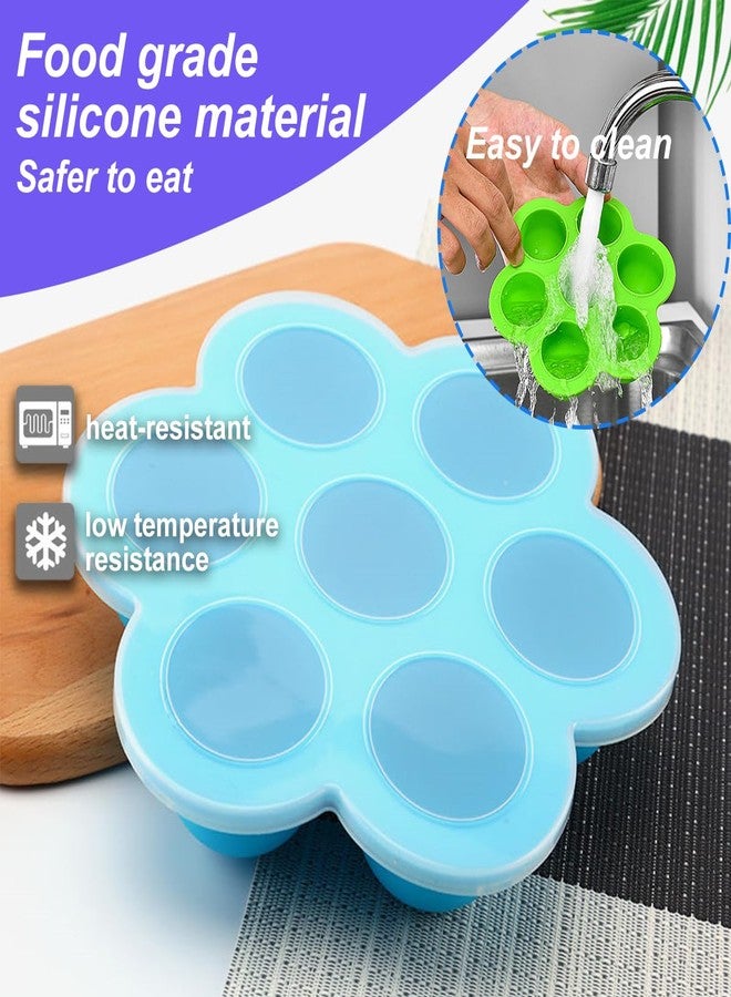 Qicfrk 3 Pack Silicone Egg Bite Mold for Air Fryer Silicone Molds - Alternative to Sous Vide Egg Bite Maker for Cooking Air Fryer Accessories - Image 5